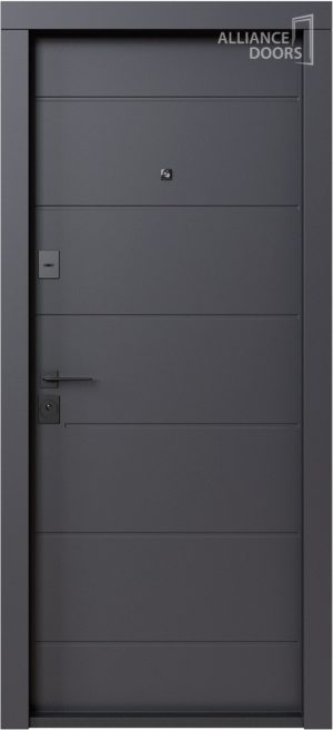 Ușă Exterior OSLO – BERNA (Antracit / Alb)